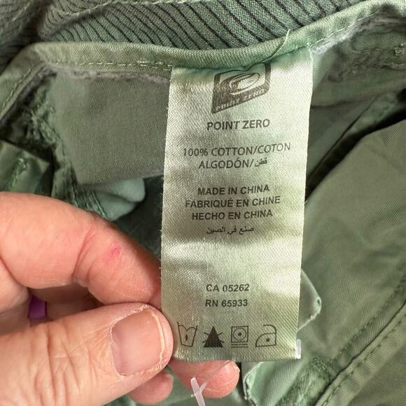 Point Zero Cargo Shorts Me Green Belted 34x15 Fishingcore Fishermancore outdoors - Picture 7 of 11